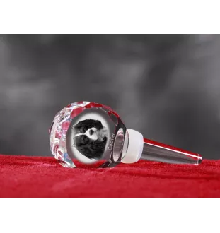 Cavalier King Charles Spaniel - Bouchon de bouteille en cristal, bouchon de vin unique avec photo, cadeau personnalisé pour sommelier par la marque Art-Dog