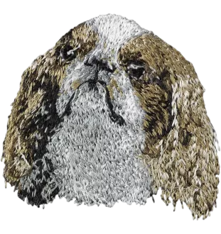 Cavalier King Charles Spaniel I - dog-shaped patch, embroidered patch, unique decoration for Art-Dog backpack
