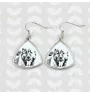 Berger du Caucase - boucles d'oreilles avec chien, boucles d'oreilles pendantes avec photo, bijoux personnalisés avec impression de la marque Art-Dog