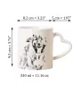Kaukasischer Schäferhund, Kaukasischer Owtscharka - Tasse mit Hund, entzückende Tasse mit herzförmigem Henkel, universelles Geschenk der Marke Art-Dog