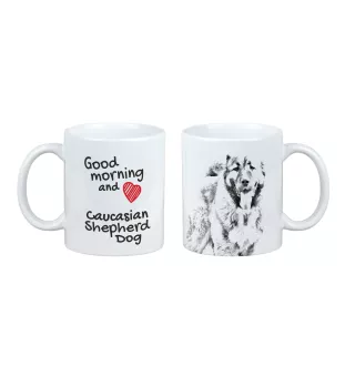 Caucasian Shepherd Dog, Caucasian Ovcharka - cup with a dog, cup with a photo, personalized gift from the Art-Dog brand