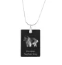 Caucasian Shepherd Dog, Caucasian Ovcharka - Crystal pendant with dog, silver necklace with photo, personalised pendant by Art-Dog brand