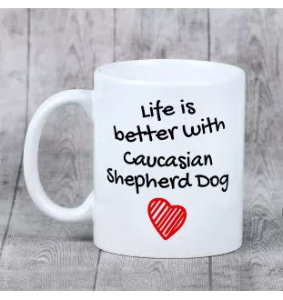 Berger du Caucase - tasse avec chien, tasse avec photo, cadeau personnalisé de la marque Art-Dog