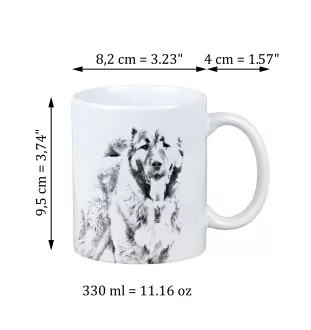 Berger du Caucase - tasse avec chien, une tasse adorable avec une illustration, un cadeau avec votre photo de la marque Art-Dog