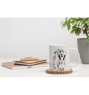 Berger du Caucase - tasse avec chien, une tasse adorable avec une illustration, un cadeau avec votre photo de la marque Art-Dog