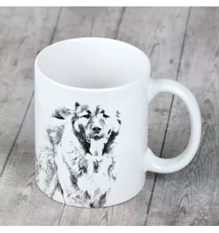 Berger du Caucase - tasse avec chien, une tasse adorable avec une illustration, un cadeau avec votre photo de la marque Art-Dog