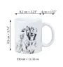 Kaukasischer Schäferhund, Kaukasischer Owtscharka - Tasse mit Hund, fröhliche Tasse für Hundeliebhaber, personalisiertes Geschenk der Marke Art-Dog