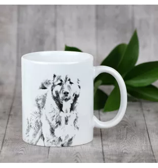 Kaukasischer Schäferhund, Kaukasischer Owtscharka - Tasse mit Hund, fröhliche Tasse für Hundeliebhaber, personalisiertes Geschenk der Marke Art-Dog