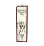 Berger du Caucase - boîte à vin avec chien, boîte à alcool avec graphisme, boîte cadeau personnalisée de la marque Art-Dog