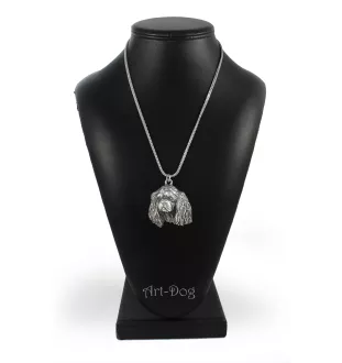 Cavalier King Charles Spaniel I - un collier avec un chien, un pendentif de chien sur une chaîne en argent, un bijou unique de la marque Art-Dog