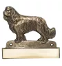 Cavalier King Charles Spaniel - Haustürschild mit Hund, Messingschild mit Namen, personalisiertes Türschild mit Markennamen Art-Dog