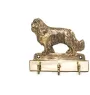 Cavalier King Charles Spaniel - porte-clés avec chien, support en laiton pour accessoires pour chiens, élégante décoration pour le couloir de la marque Art-Dog