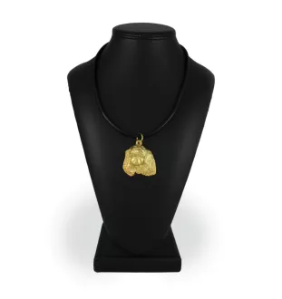 Cavalier King Charles Spaniel I - keychain and necklace with a dog in a box, high-quality gold-plated product, Art-Dog brand