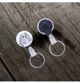 Cavalier King Charles Spaniel - Schlüsselanhänger mit dem Bild eines Hundes, Anhänger mit dem eigenen Grafikdesign der Marke Art-Dog