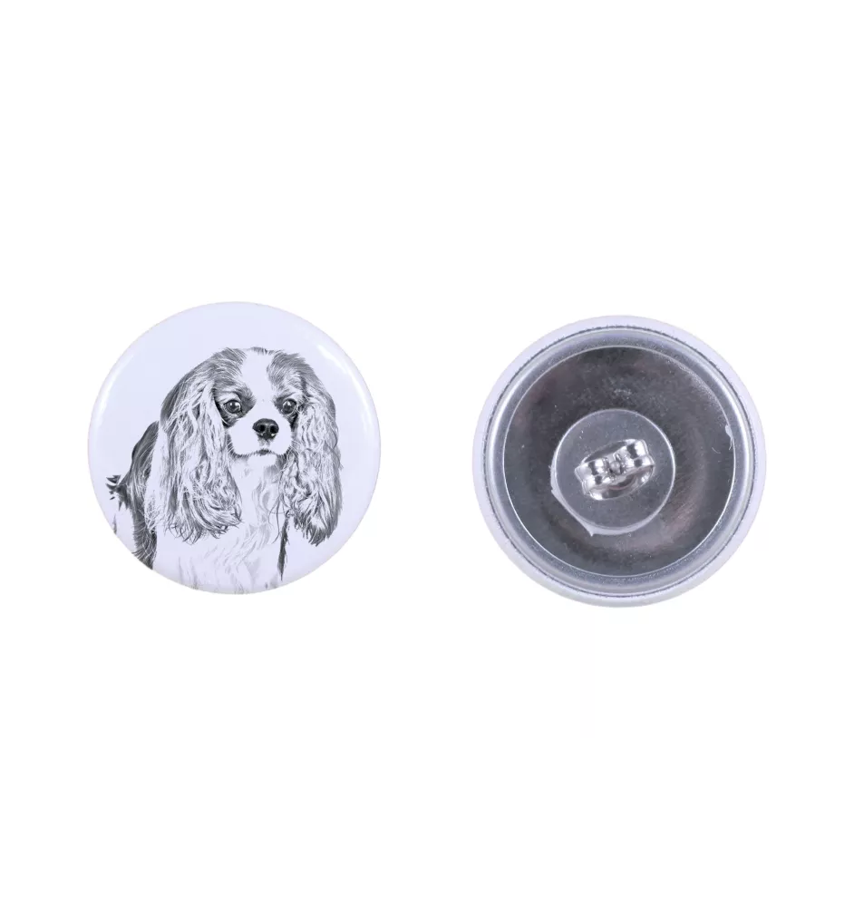 Cavalier King Charles Spaniel - einzigartige Hund-Ohrringe, Ihr Haustier als Schlüsselanhänger, Eigenmarke Art-Dog