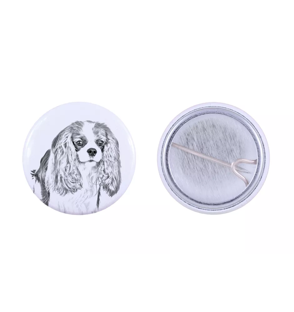 Cavalier King Charles Spaniel - badge avec votre chien, ajoutez votre propre photo, marque Art-Dog