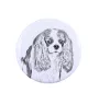 Cavalier King Charles Spaniel - pin with your dog, add your own photo, Art-Dog brand