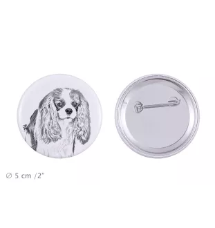 Cavalier King Charles Spaniel - badge avec votre chien, ajoutez votre propre photo, marque Art-Dog