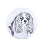 Cavalier King Charles Spaniel - pin with your dog, add your own photo, Art-Dog brand