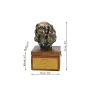 Cavalier King Charles Spaniel - an urn with an engraving and a sculpture of a dog, a handmade product by the Art-Dog brand.