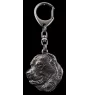 Central Asia Shepherd Dog, Central Asian Shepherd Dog - Silver-plated key ring with a dog in a gift box, handbag decoration, backpack pendant by Art-Dog brand