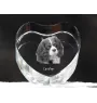 Cavalier King Charles Spaniel - a photo of a dog in crystal, crystal heart, unique photo frame from the Art-Dog brand