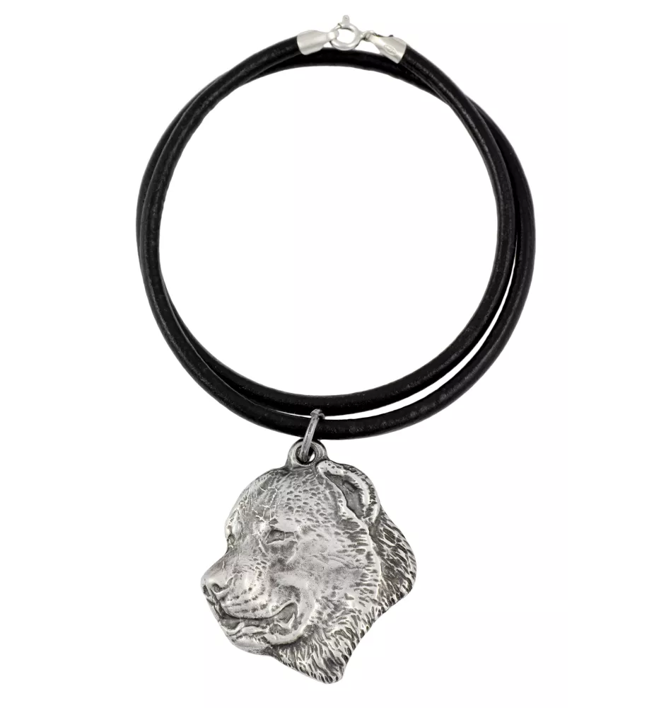Central Asia Shepherd Dog, Central Asian Shepherd Dog - Necklace with dog, silver-plated pendant for dog fan, unique jewelry by Art-Dog brand