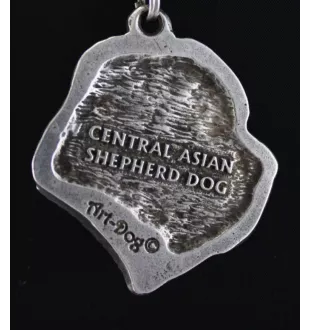 Mittelasiatischer Schäferhund, Zentralasiatischer Owtscharka - Hundehalsband, einzigartiger Schmuck für den Hundefan, einzigartiger Kreuzotter-Anhänger der Marke Art-Dog