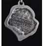 Berger d'Asie Centrale, Sredneasiatskaïa ovtcharka - Collier pour chien, bijoux uniques pour les fans de chiens, pendentif vipère unique de la marque Art-Dog
