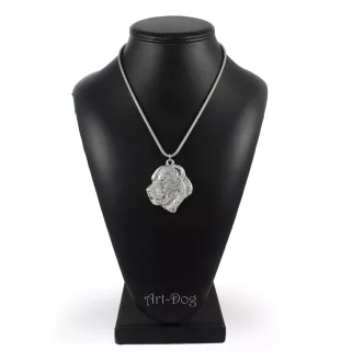 Mittelasiatischer Schäferhund, Zentralasiatischer Owtscharka - Hundehalsband, einzigartiger Schmuck für den Hundefan, einzigartiger Kreuzotter-Anhänger der Marke Art-Dog