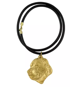 Berger d'Asie Centrale, Sredneasiatskaïa ovtcharka - Collier pour chien, pendentif plaqué or pour fan de chien, bijoux uniques de la marque Art-Dog