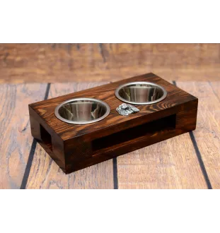 Cavalier King Charles Spaniel I drewniany stojak na miski Art-Dog