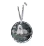 Berger d'Asie Centrale, Sredneasiatskaïa ovtcharka - boule de Noël en cristal avec une photo, photo de chien dans le cristal, décoration personnalisée pour sapin de Noël de la marque Art-Dog