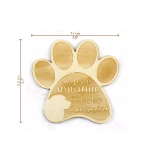 Owczarek środkowoazjatycki podkładka pod kubek ze sklejki Art-Dog