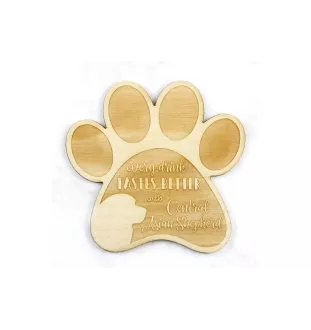 Berger d'Asie Centrale, Sredneasiatskaïa ovtcharka - Sous-verre mug, sous-verre gravé avec chien, cadeau pour amoureux des chiens par la marque Art-Dog