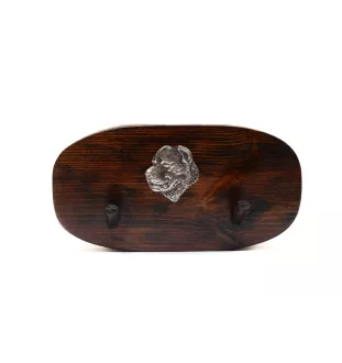 Owczarek środkowoazjatycki wieszak drewniany podwójny Art-Dog