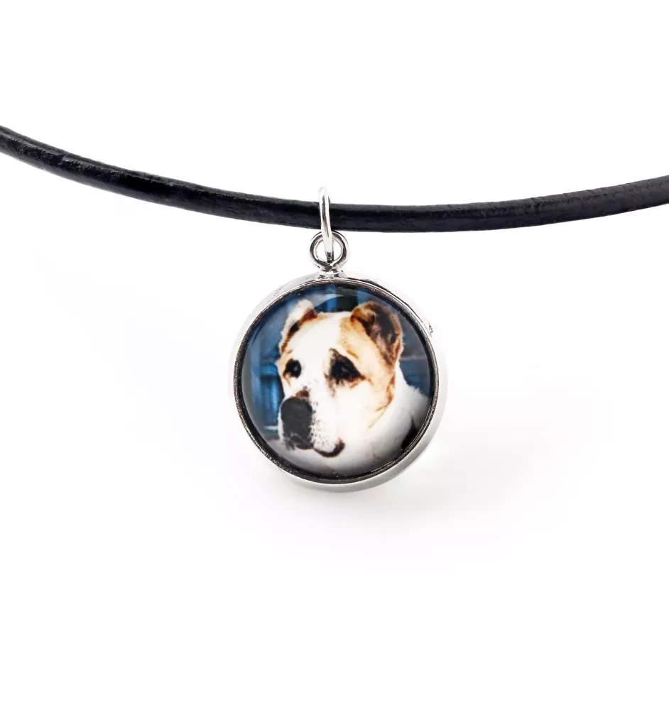 Berger d'Asie Centrale, Sredneasiatskaïa ovtcharka - collier pendentif avec votre photo, fait main, bijoux de la marque Art-Dog