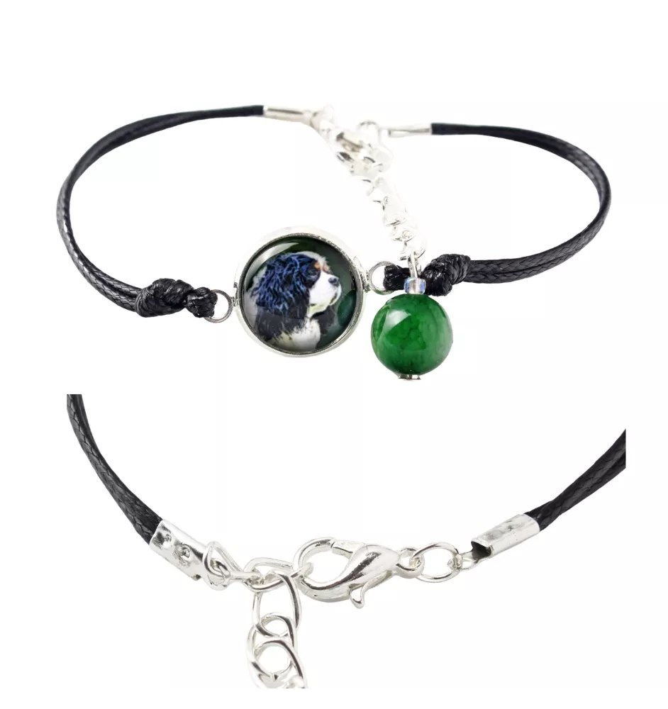 Cavalier King Charles Spaniel - bracelet dans une boîte avec votre photo, bijoux féminins, cadeau parfait de la marque Art-Dog