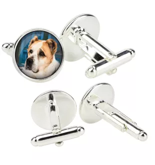 Mittelasiatischer Schäferhund, Zentralasiatischer Owtscharka - Manschettenknöpfe in einer Schachtel, handgefertigter Schmuck, Produkt der Marke Art-Dog