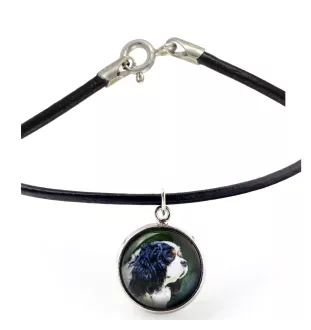 Cavalier King Charles Spaniel - Halskette in einer Schachtel, elegante Verzierung, Anhänger der Marke Art-Dog