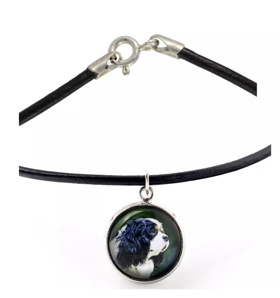 Cavalier King Charles Spaniel - Halskette in einer Schachtel, elegante Verzierung, Anhänger der Marke Art-Dog