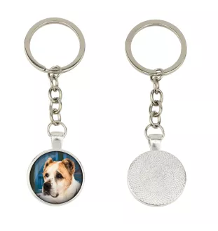 Central Asia Shepherd Dog, Central Asian Shepherd Dog - keychain in a box, own photo, keychain pendant from Art-Dog brand