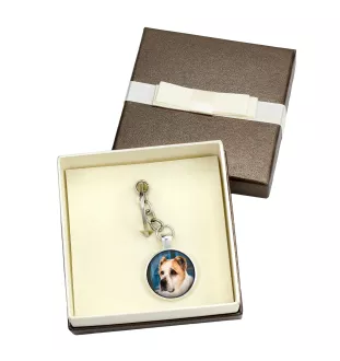 Central Asia Shepherd Dog, Central Asian Shepherd Dog - keychain in a box, own photo, keychain pendant from Art-Dog brand