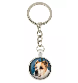 Central Asia Shepherd Dog, Central Asian Shepherd Dog - keychain in a box, own photo, keychain pendant from Art-Dog brand
