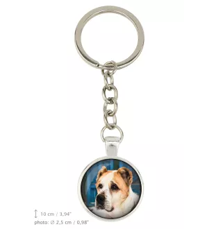 Mittelasiatischer Schäferhund, Zentralasiatischer Owtscharka - Schlüsselanhänger in einer Box, eigenes Foto, Schlüsselanhänger der Marke Art-Dog