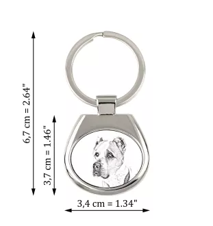 Central Asia Shepherd Dog, Central Asian Shepherd Dog - keychain with a dog, keychain with a print, personalized pendant from the Art-Dog brand