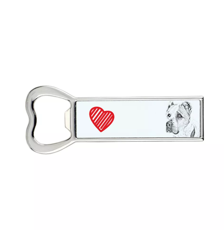 Berger d'Asie Centrale, Sredneasiatskaïa ovtcharka - ouvre-bouteille avec chien, ouvre-bouteille personnalisé pour réfrigérateur, cadeau unique pour homme de la marque Art-Dog