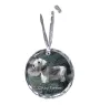 Tschechischer Terrier,   Böhmischer Terrier, Český Teriér - Kristallkugel mit Foto, Hundebild im Kristall, personalisierter Christbaumschmuck von Art-Dog.