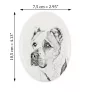 Owczarek środkowoazjatycki płyta nagrobna ze zdjęciem psa Art-Dog