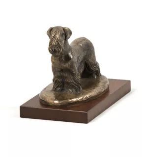 Terrier Tchèque, Cesky Terrier - statue de chien, figurine pour bureau, trophée pour exposition canine par la marque Art-Dog